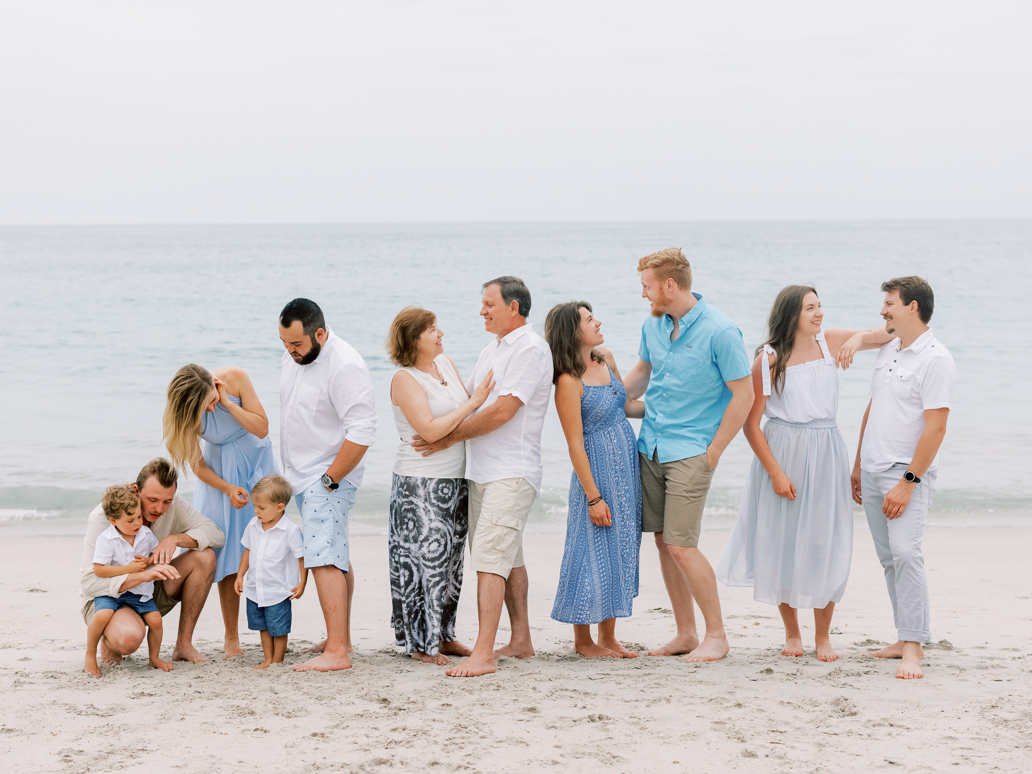 Cloudy Beach Extended Family Session